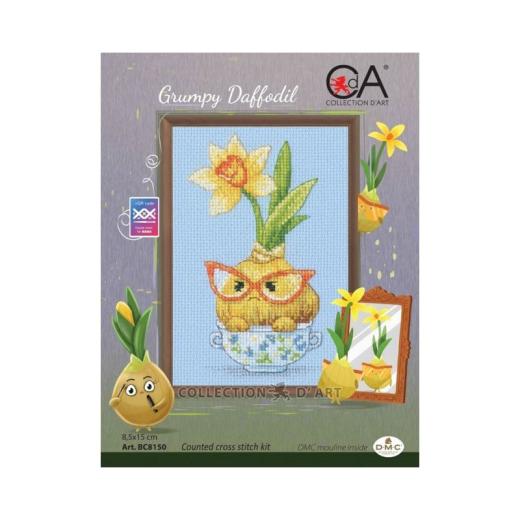 Stickpackung Collection d'Art - Grumpy Daffodil
