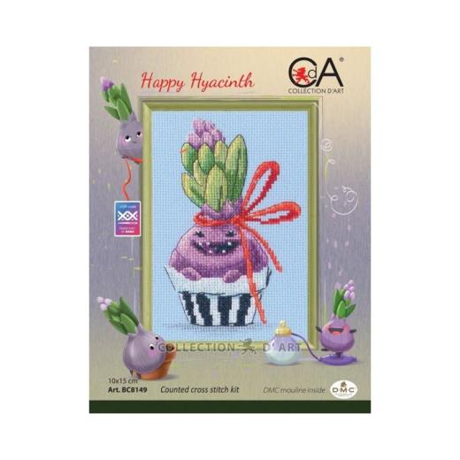 Stickpackung Collection d'Art - Happy Hyacinth