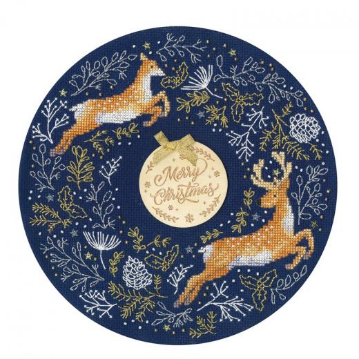 Woodland Wreath - Bothy Threads Jane Sunner (Stickpackung)