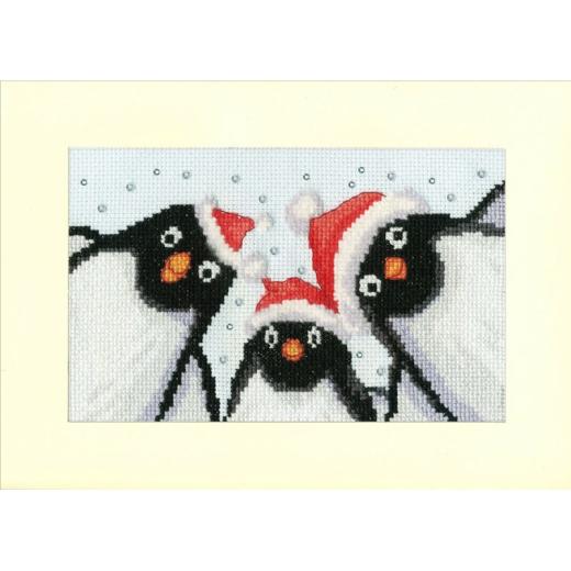 Penguin Selfie - Bothy Threads Julie Oldham (Stickpackung)