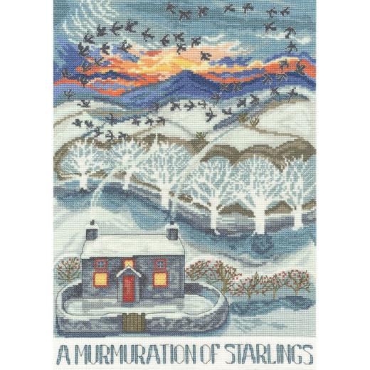 A Murmuration Of Starlings - Bothy Threads Lizzie Spikes (Stickpackung)