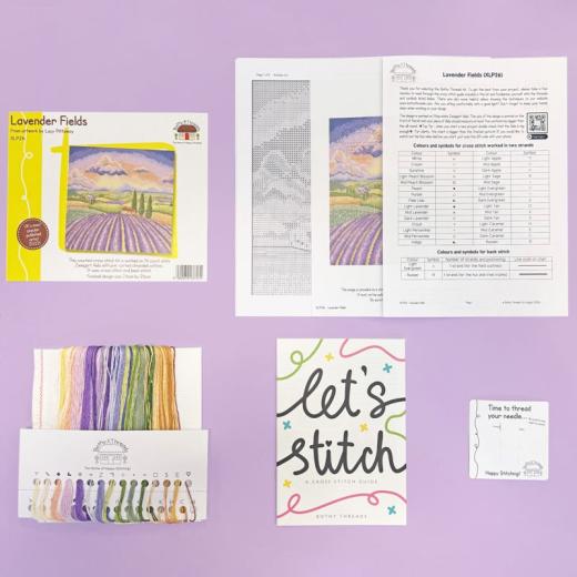 Stickpackung Bothy Threads - Lavender Fields