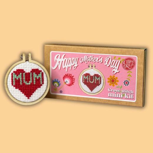 The Crafty Kit Company - Matchbox Happy Mothers Day (Heart)