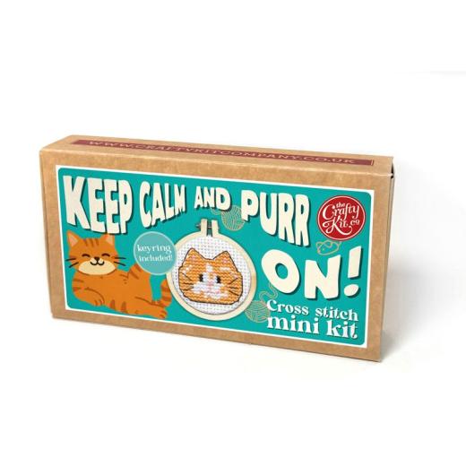 The Crafty Kit Company - Matchbox Keep Calm and Purr On!