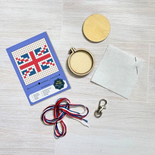 Stickpackung The Crafty Kit Company - Matchbox Greetings from Great Britain!
