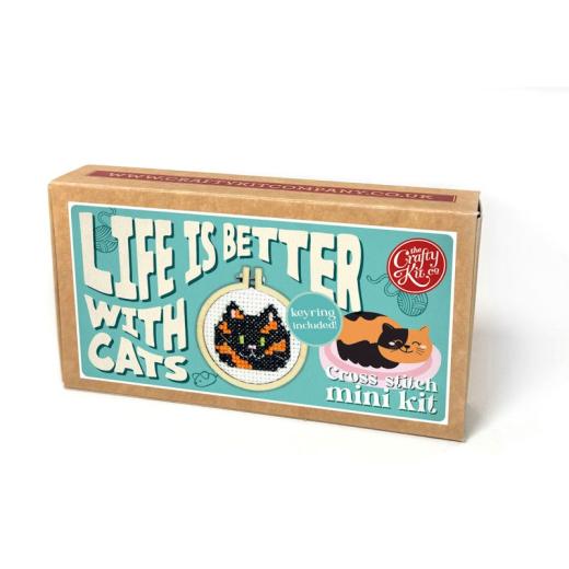 The Crafty Kit Company - Matchbox Life is Better with Cats