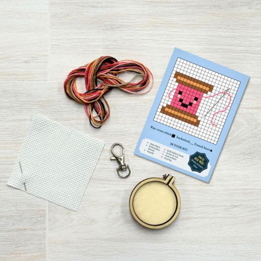 The Crafty Kit Company - Matchbox My Resting Stitch Face!