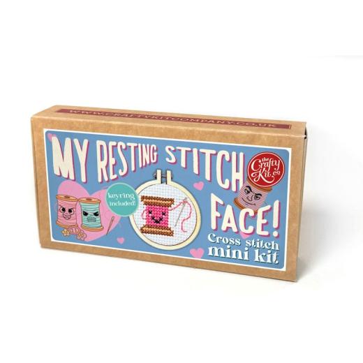The Crafty Kit Company - Matchbox My Resting Stitch Face!