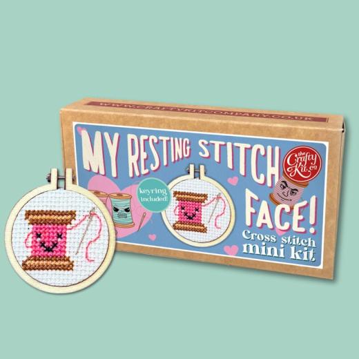 The Crafty Kit Company - Matchbox My Resting Stitch Face!