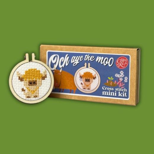 The Crafty Kit Company - Matchbox Och aye the Moo! (Highland Cow)