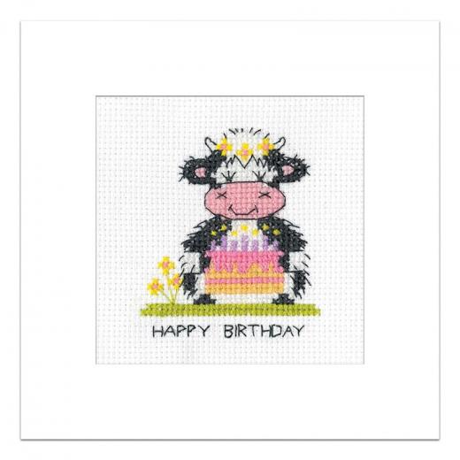 Milkshake Card Birthday Cake - Heritage Crafts (Stickpackung)