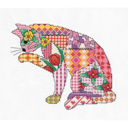 Heritage Crafts - Patchwork Cat