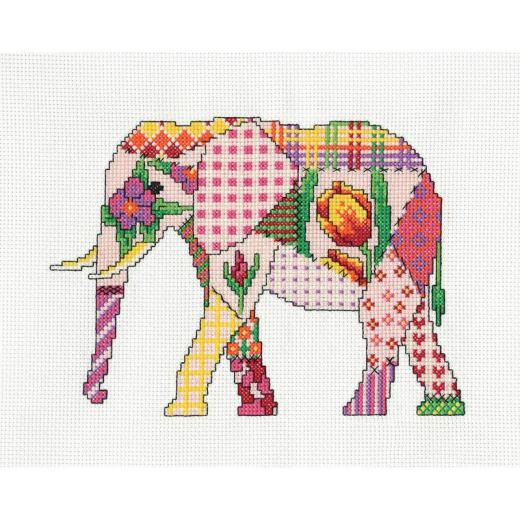 Heritage Crafts - Patchwork Elephant