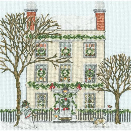 Christmas Townhouse - Bothy Threads Sally Swannell (Stickpackung)