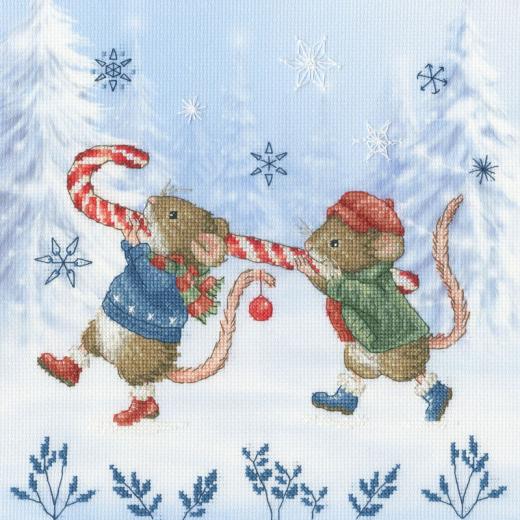 Stickpackung Bothy Threads - Candy Cane Capers