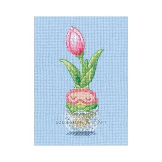 Stickpackung Collection d'Art - Sleepy Tulip