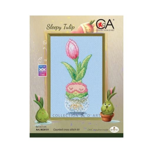 Stickpackung Collection d'Art - Sleepy Tulip
