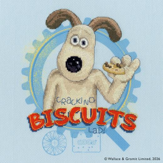 Bothy Threads - Wallace & Gromit - Cracking Biscuits!
