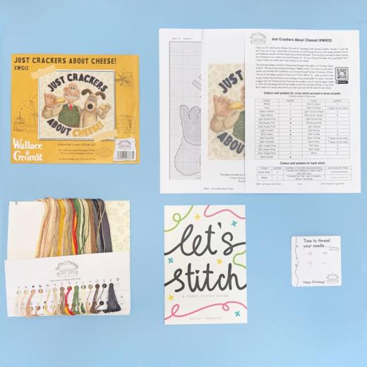 Stickpackung Bothy Threads - Wallace & Gromit - Just Crackers About Cheese!