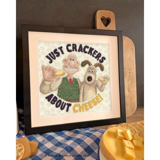 Stickpackung Bothy Threads - Wallace & Gromit - Just Crackers About Cheese!