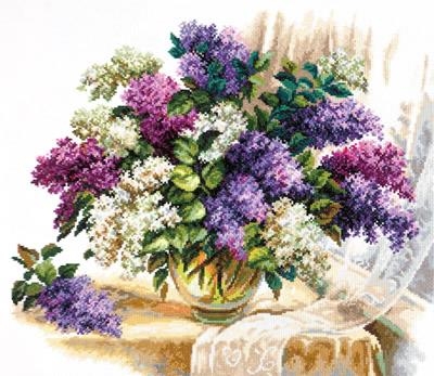 Magic Needle - Stickbild The Scent of Lilacs
