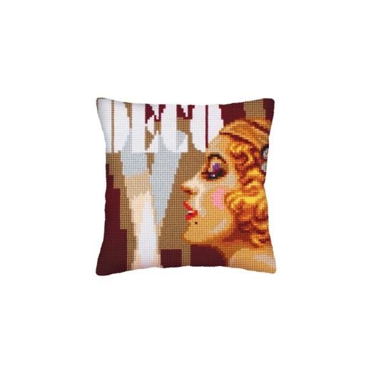 Collection dArt - Kreuzstichkissen Art Deco II