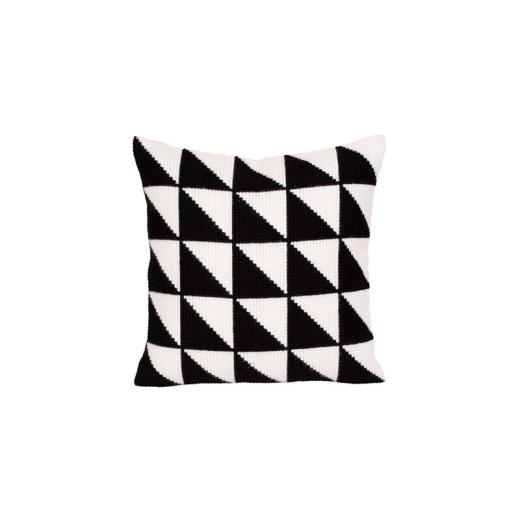 Collection dArt - Kreuzstichkissen Black-and-white