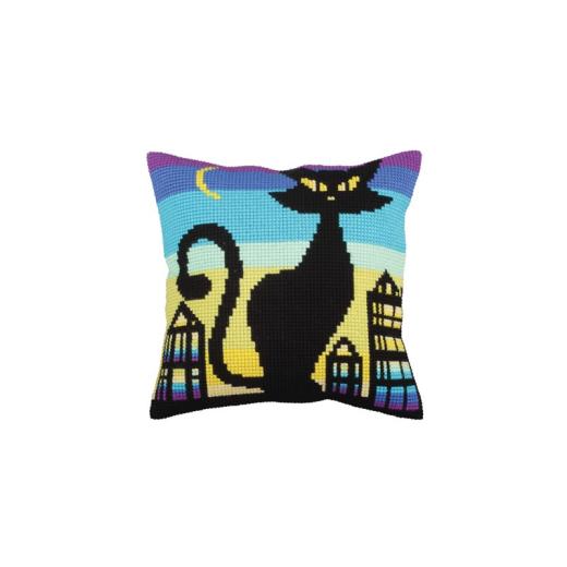 Collection dArt - Kreuzstichkissen Black Grace I