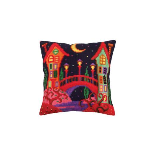 Collection dArt - Kreuzstichkissen Bridge to Fairy Tale