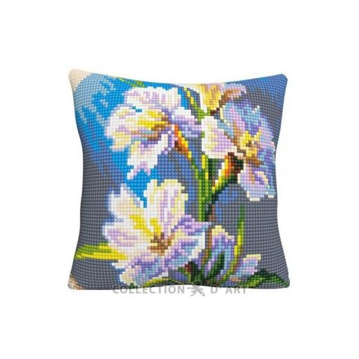 Colorful Floral Pattern - Kreuzstichkissen Collection dArt