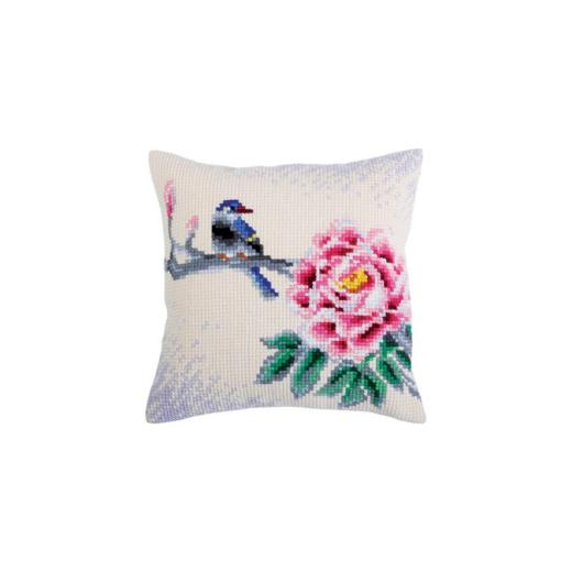 Collection dArt - Kreuzstichkissen Flower and Bird