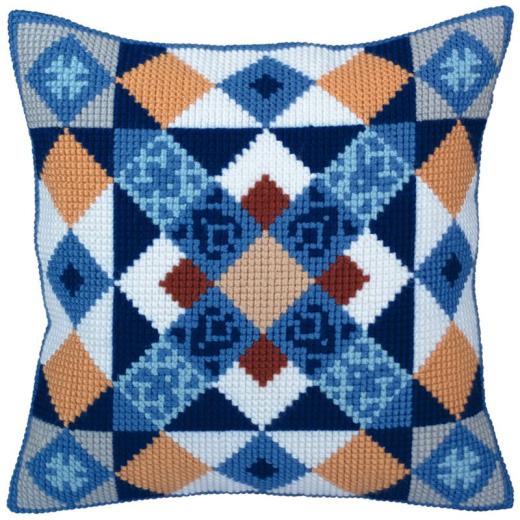 Collection dArt - Kreuzstichkissen Majolica