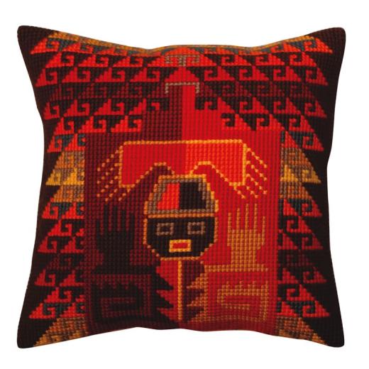 Collection dArt - Kreuzstichkissen Peruvian ornament