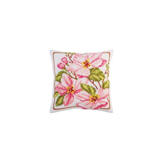 Collection dArt - Kreuzstichkissen Pink magnolia