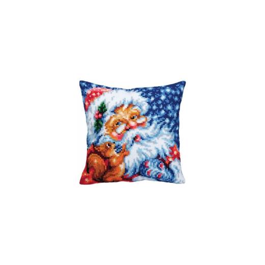 Collection dArt - Kreuzstichkissen Santa
