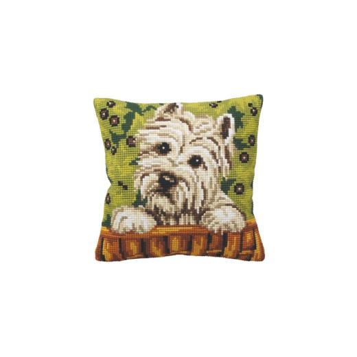 Collection dArt - Kreuzstichkissen Westy