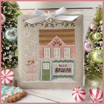 Nutcracker Village 7 Mirlitons Music Store - Country Cottage Needleworks (Stickvorlage)