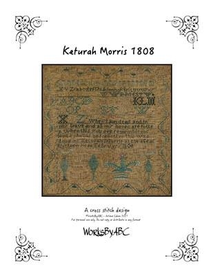 Stickvorlage Works by ABC - Keturah Morris 1808