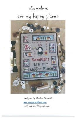 Stickvorlage Romys Creations - Samplers Are My Happy Place