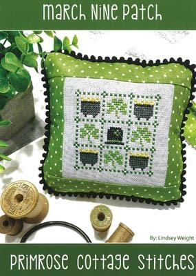 Stickvorlage Primrose Cottage Stitches - March Nine Patch