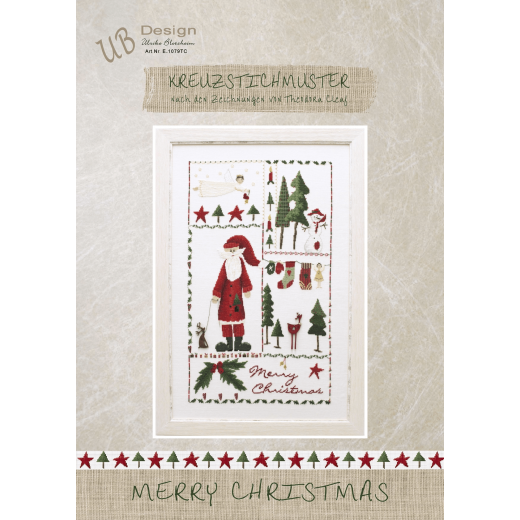 Stickvorlage UB-Design - Merry Christmas