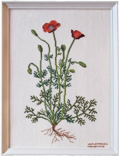 Haandarbejdets Fremme - Mohnblumen