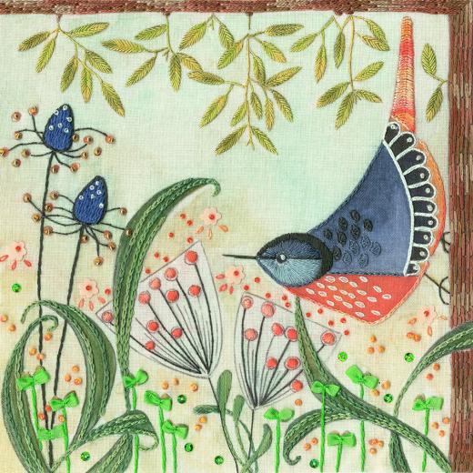 Bothy Threads - Flights Of Fancy Embroidery - Nuthatch