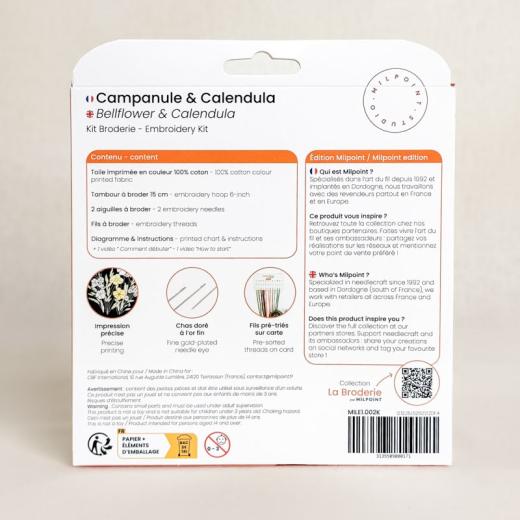Milpoint - Bellflower & Calendula mit Stickring