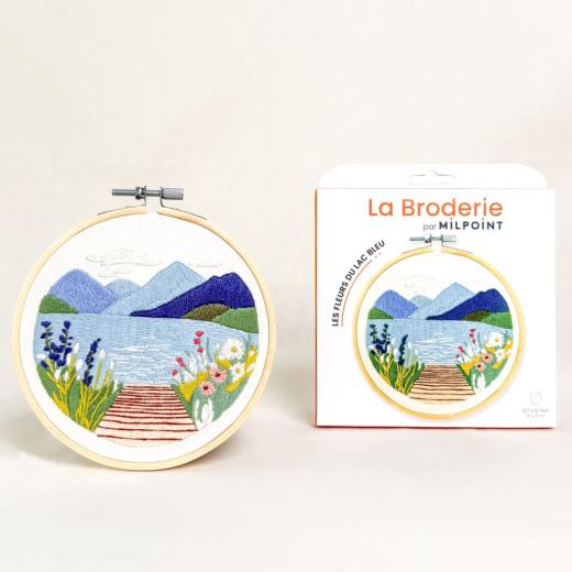 Milpoint - Blooming Blue Lake mit Stickring