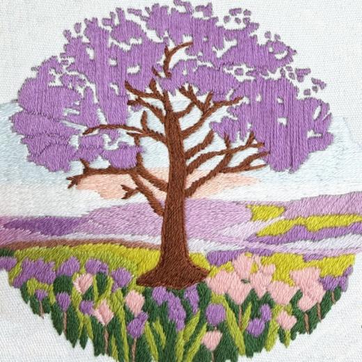 Milpoint - Jacaranda on the Plain mit Stickring