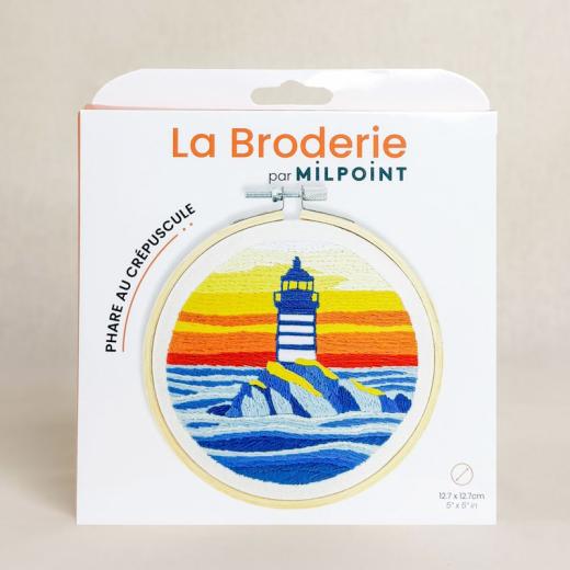 Milpoint - Lighthouse at Dusk mit Stickring