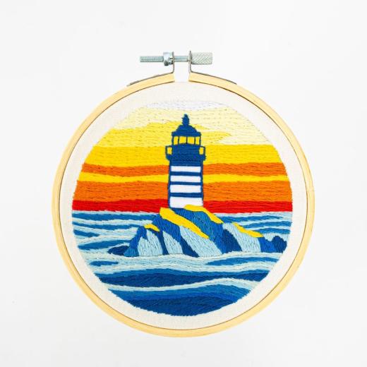 Milpoint - Lighthouse at Dusk mit Stickring