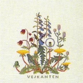 Fremme Stickpackung - Blumen am Wegesrand 27x27 cm