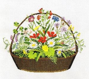 Haandarbejdets Fremme - Blumenkorb